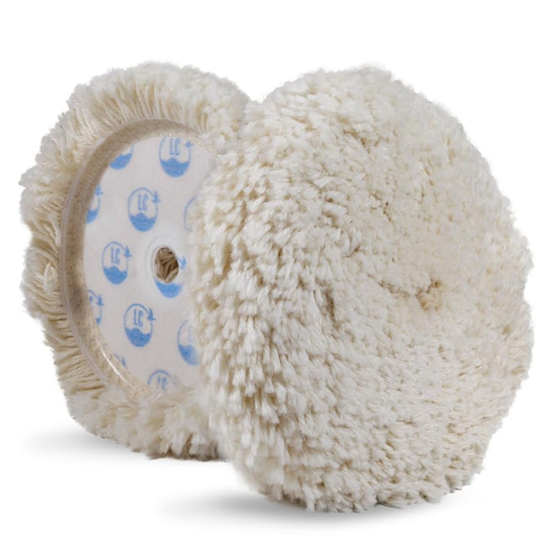 Last inn bildet i Gallery Viewer, Tvistet ullpute m/borrelås | Grov rubbing (Hvit)