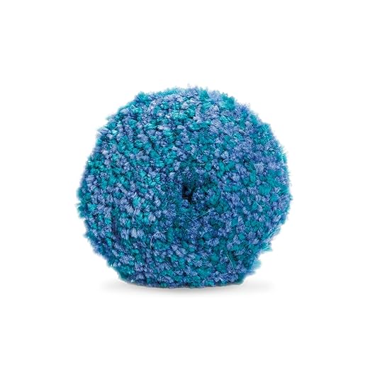 Last inn bildet i Gallery Viewer, Tvistet ullpute m/borrelås | Lett rubbing (Blågrønn)