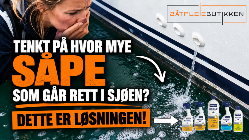 Last inn og spill av video i Gallery Viewer, Vask av båt | Nuncas Marine – biologisk nedbrytbar båtvask for hele båten! Miljøvennlig båtvask!