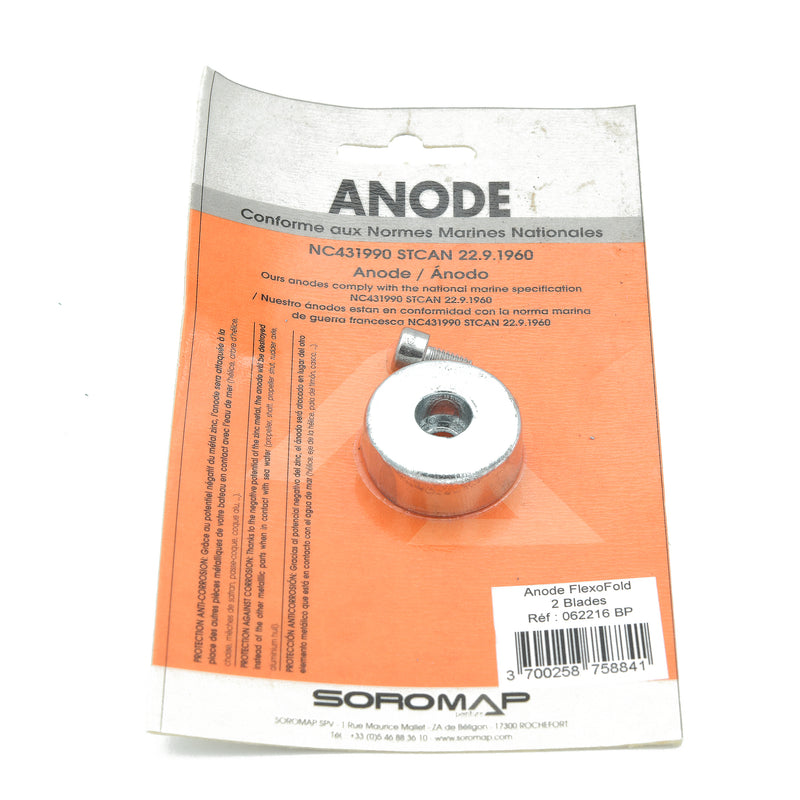 Last inn bildet i Gallery Viewer, Sinkanode for Flexofold (2 og 3 blader propell)