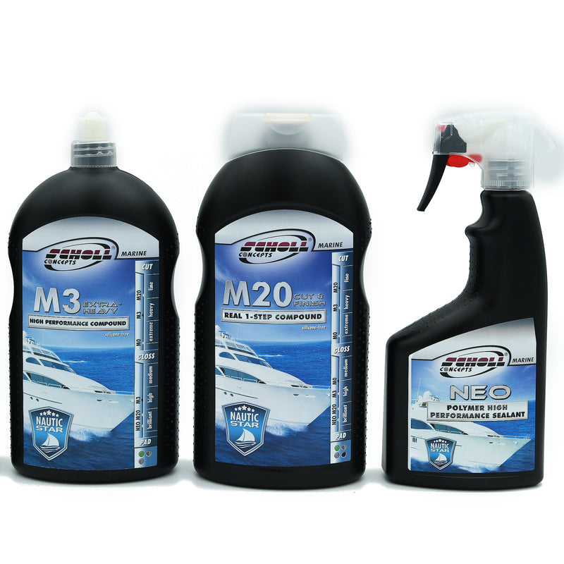 Last inn bildet i Gallery Viewer, Scholl Marine M20 Real 1-step Finishing Compound (For maskinpolering)