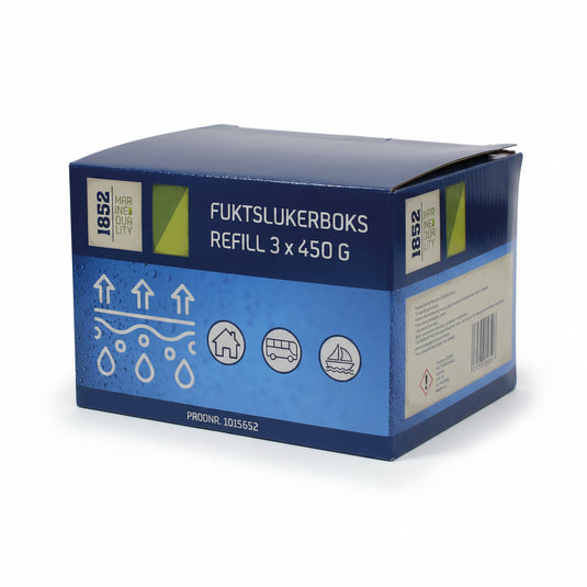 1852 Fuktslukerboks refill 3 x 450 g