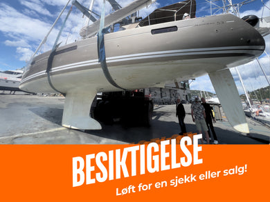Besiktigelse | Timesplass i stroppen | Løft for en sjekk eller salg