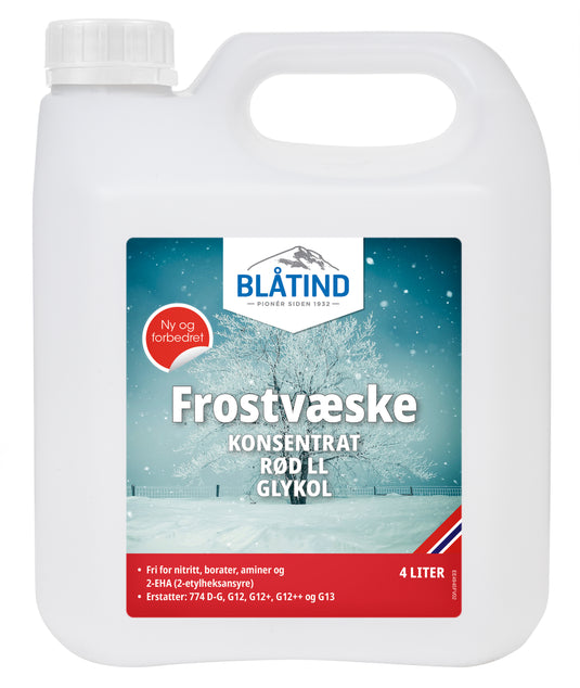 Blåtind Frostvæske Rød Long Life | Konsentrat