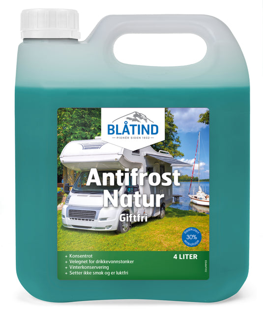 Blåtind Antifrost Natur | Giftfri frostvæske (4L)