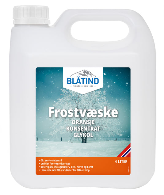 Blåtind Frostvæske Oransje Long Life  | Konsentrat