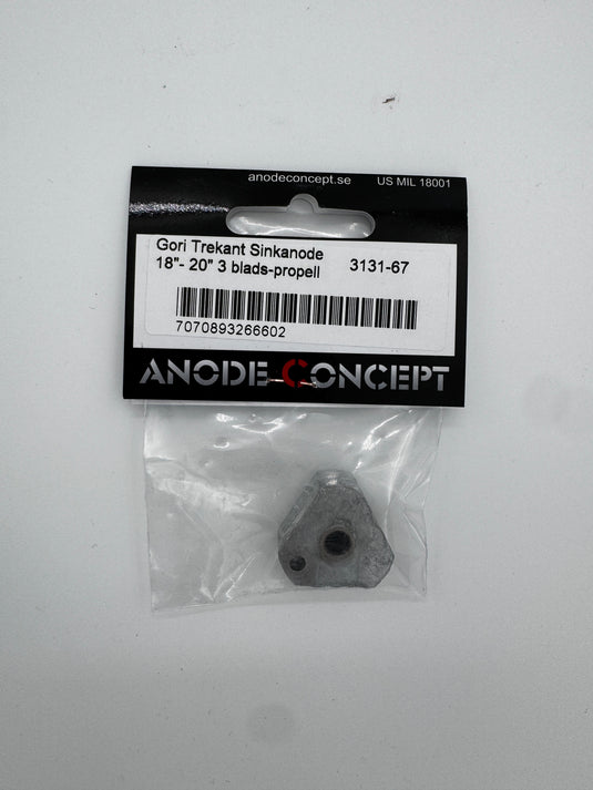 Gori trekantanode - for 3 bladers propell (18