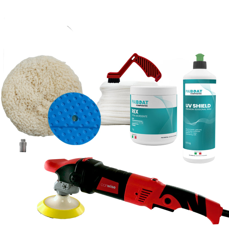 Last inn bildet i Gallery Viewer, Rex One Step | Matt (farget) båt m/ premium forsegling| Med roterende maskin
