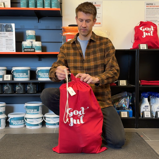 Gaveposer til komplette pakker og julegaver! | 100% Bomull | God jul (opptil 75cm stor!)