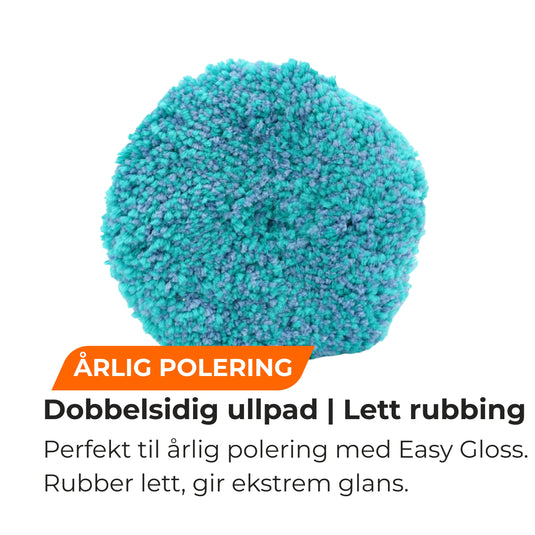 Dobbelsidig ullpad til lett rubbing Premium| Mindre hologrammer| Lake Country