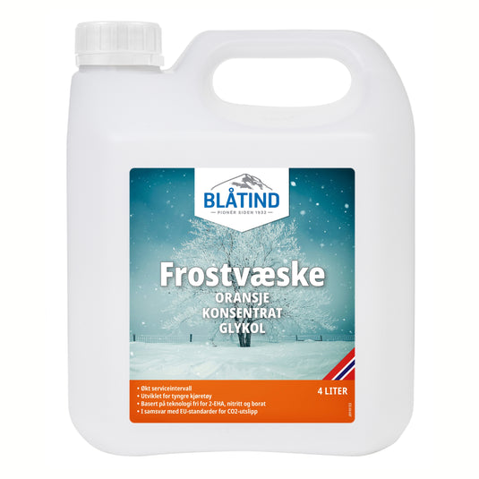 Blåtind Frostvæske Oransje Long Life  | Konsentrat