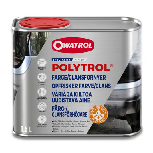 Fargefornyer Polytrol | Plast, glassfiber, maling/lakk, marmor, aluminium