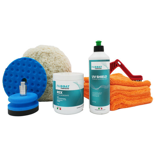 Rex One Step | Matt (farget) båt m/ premium forsegling| Uten roterende maskin