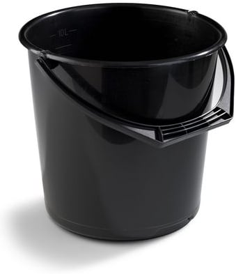 Bøtte svart 10l